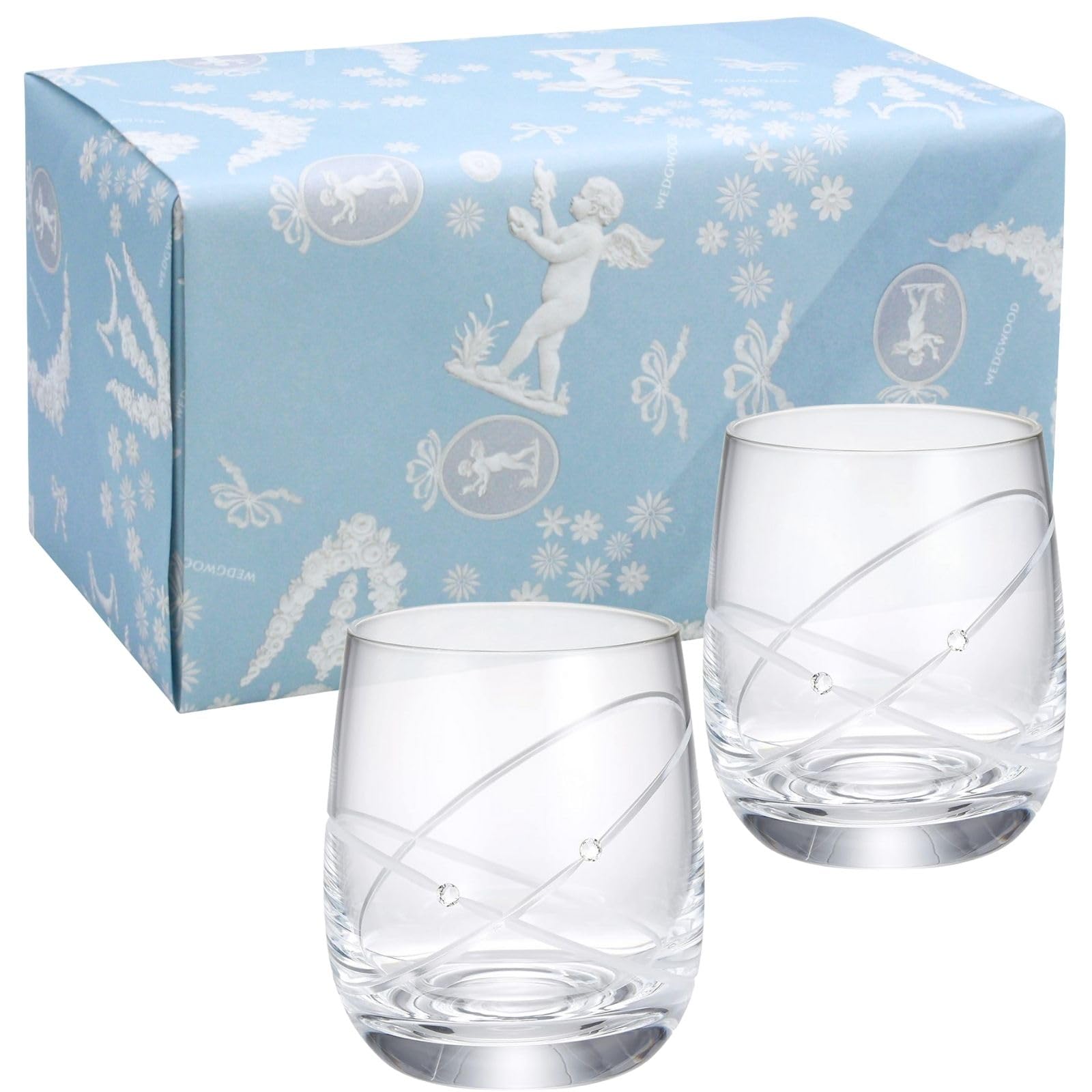 

Официальные свадебные клятвы с этим кольцом Пара Пара свадебных Свадебный подарок для невесты и Официальный импорт [Упаковка Wedgwood] Бокалы,