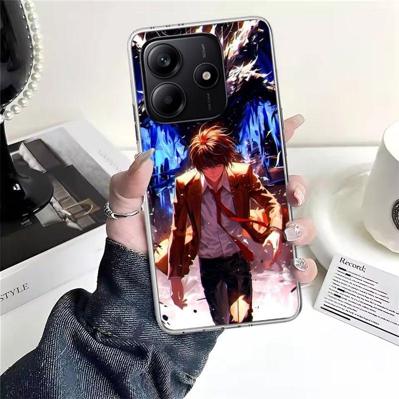 N-Note D-Death Anime Ryuk Soft Phone Case For Xiaomi Redmi Note 15 14 14S 13 12 Pro Plus 12S 11 11S 11E 10 10S 11T 5G Fundas Coq