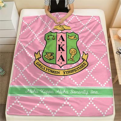 1 Stück AKA Print Flanelldecke, Hohe Qualität für Alle Jahreszeiten, Heimdekoration, Wärme und Komfort, Perfekt für Weihnachtsgeschenke