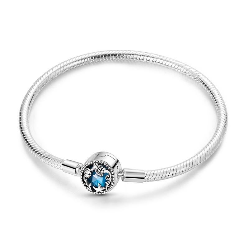 Bracelet Silver 925 Original Cute Cat Luminous Butterfly Tree of Life Bracelets Fit DIY Charms Beads Jewelry Gift Making