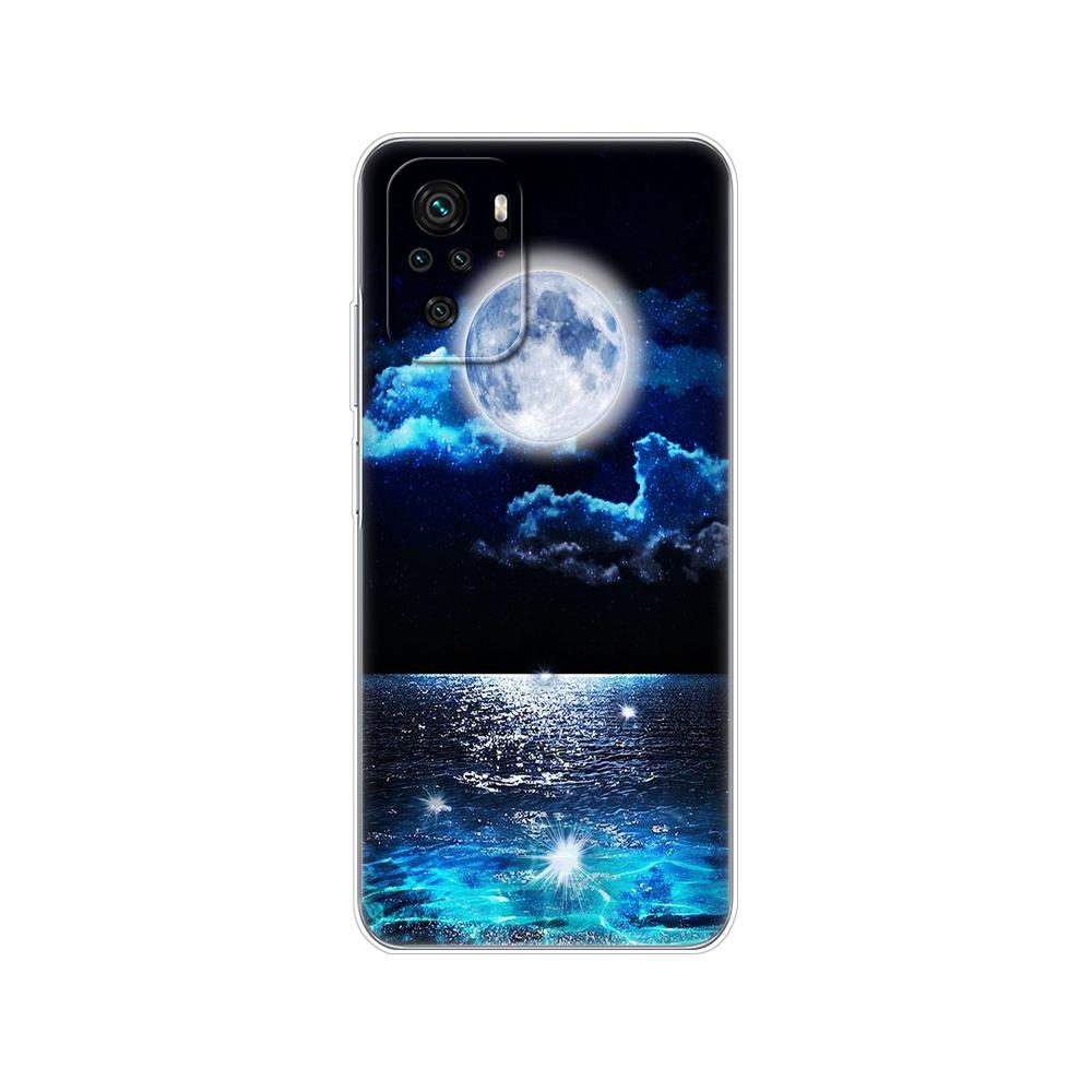 For Xiaomi Redmi Note 10 10S Case 4G 5G Silicon Soft Tpu Back On Redmi Note 10 Pro Global Phone Cover Note10 S Bumper Etui Funda
