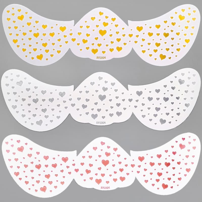 2Pcs Gliding Facial Stickers Anti-Sweat Simulation Freckle Makeup Tattoo Sticker