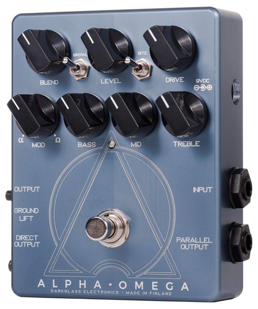 Darkglass Electronics Alpha Omega Bass Effects Preamp/Overdrive Set with Coaster [Official Japanese Product]