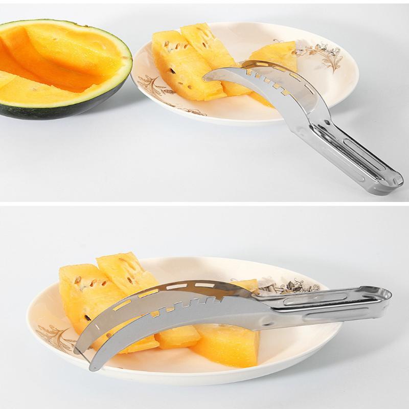 2-In-1 Watermelon Cutter Slicer Tool - Create Clean 1" Cubes & Slices With Watermelon Slicer For Cutting & Serving