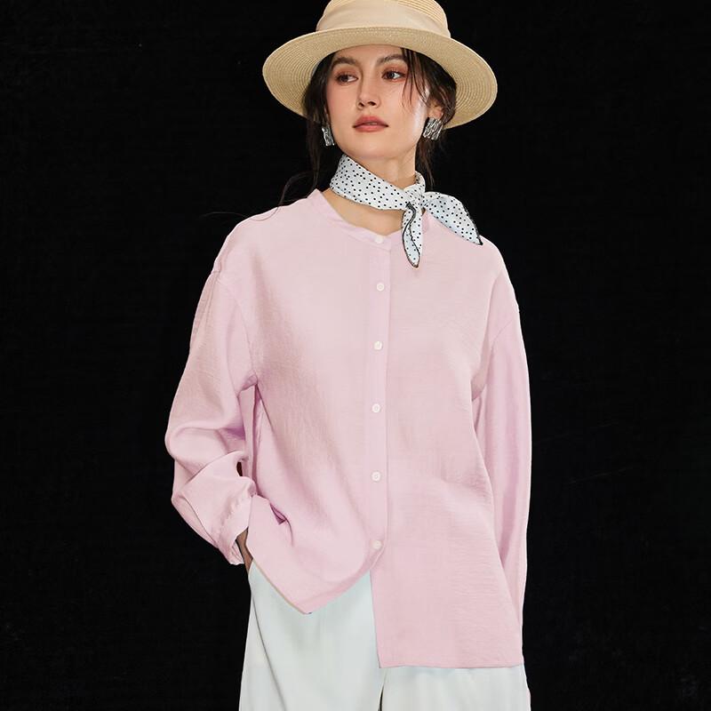 Women s Loose Fit Round Neck Blouse S