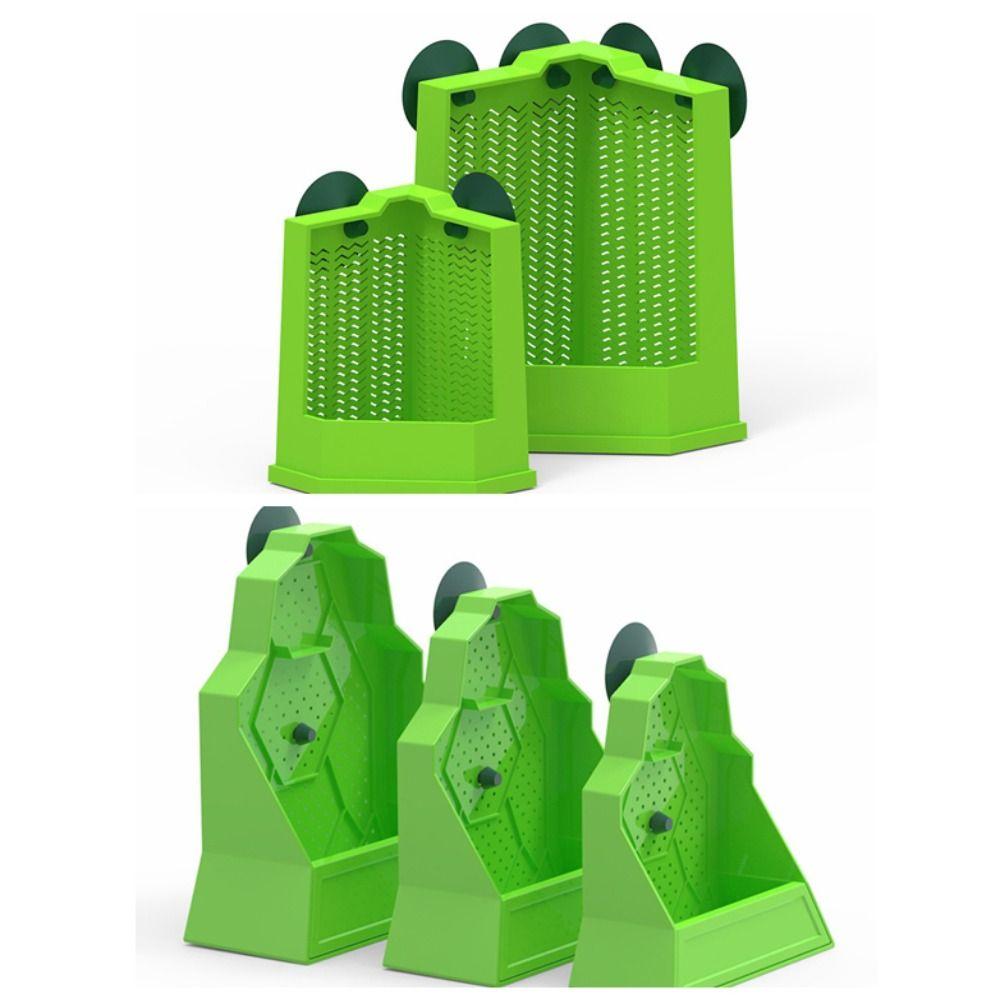 Kunststoff Lebendfutter Schale Aufhängbares Design Eidechsen Futter Schale Raubtier Futterspender Bartagamen Futter