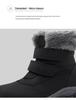 Women's Cross-Border Plus Size High-Top Fleece-Lined Snow Boots for Autumn and Winter