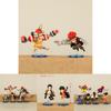 Detailed One Piece Character Figures 6-piece Set Luffy Robin Usopp Franky Kid Pvc Collectibles