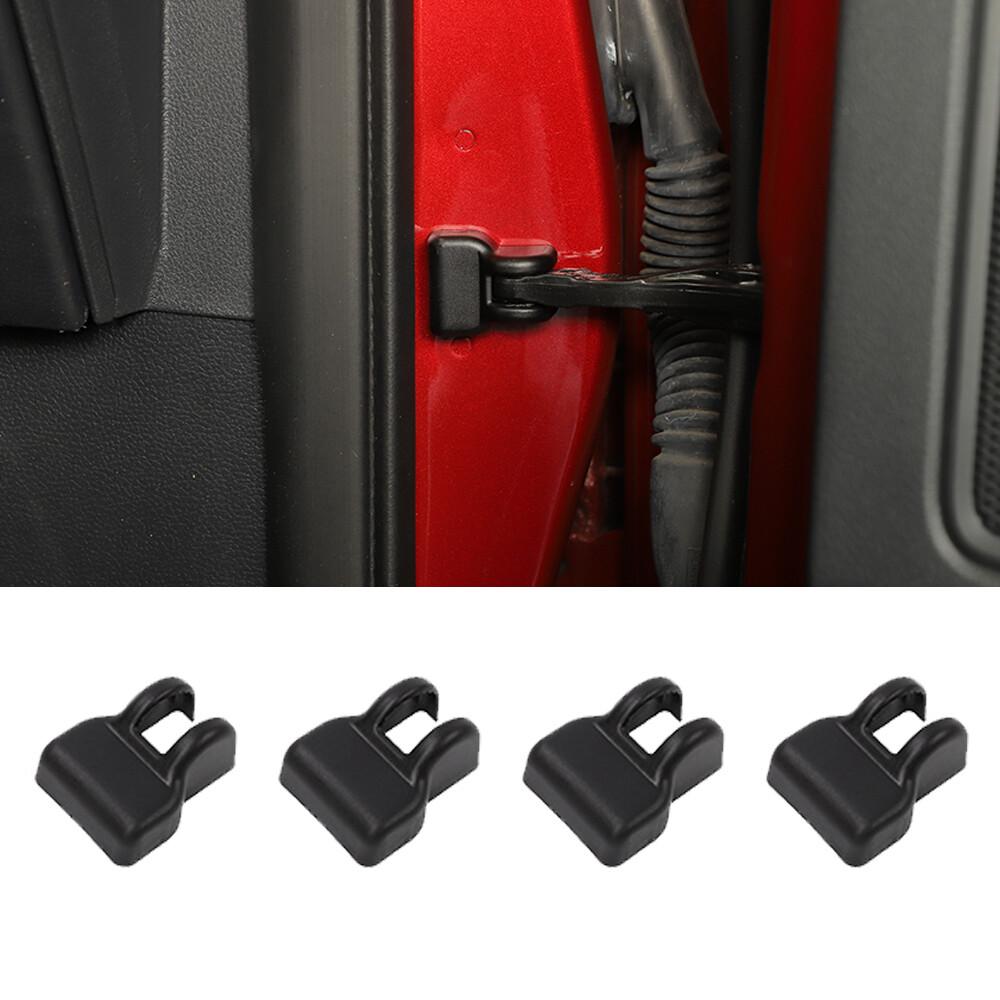 Door Stopper Limit Buckle Cover Trim Decor for Ford F150/Bronco Sport 21+ Black