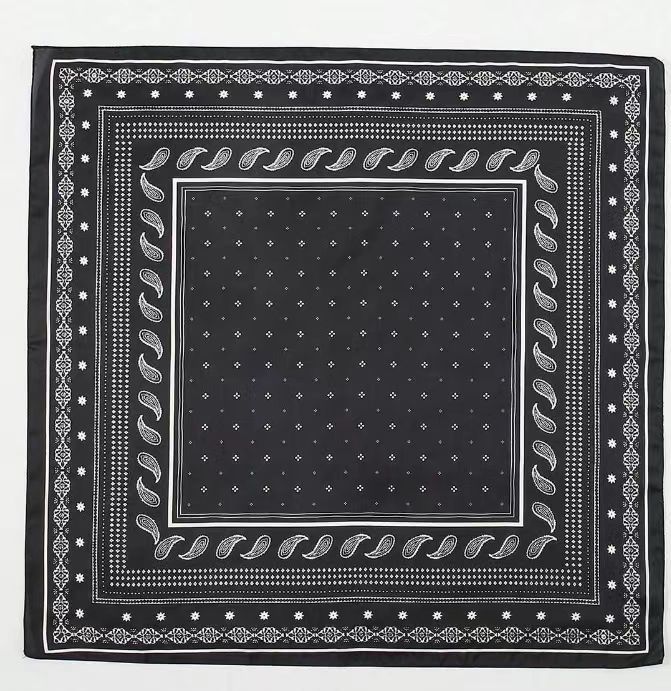 70cm Hair Print Silk cool Feeling Scarf For Women Fashion NeckTie Hand Bag Foulard Wrist Kerchief Shawl Wraps Hajib Lady