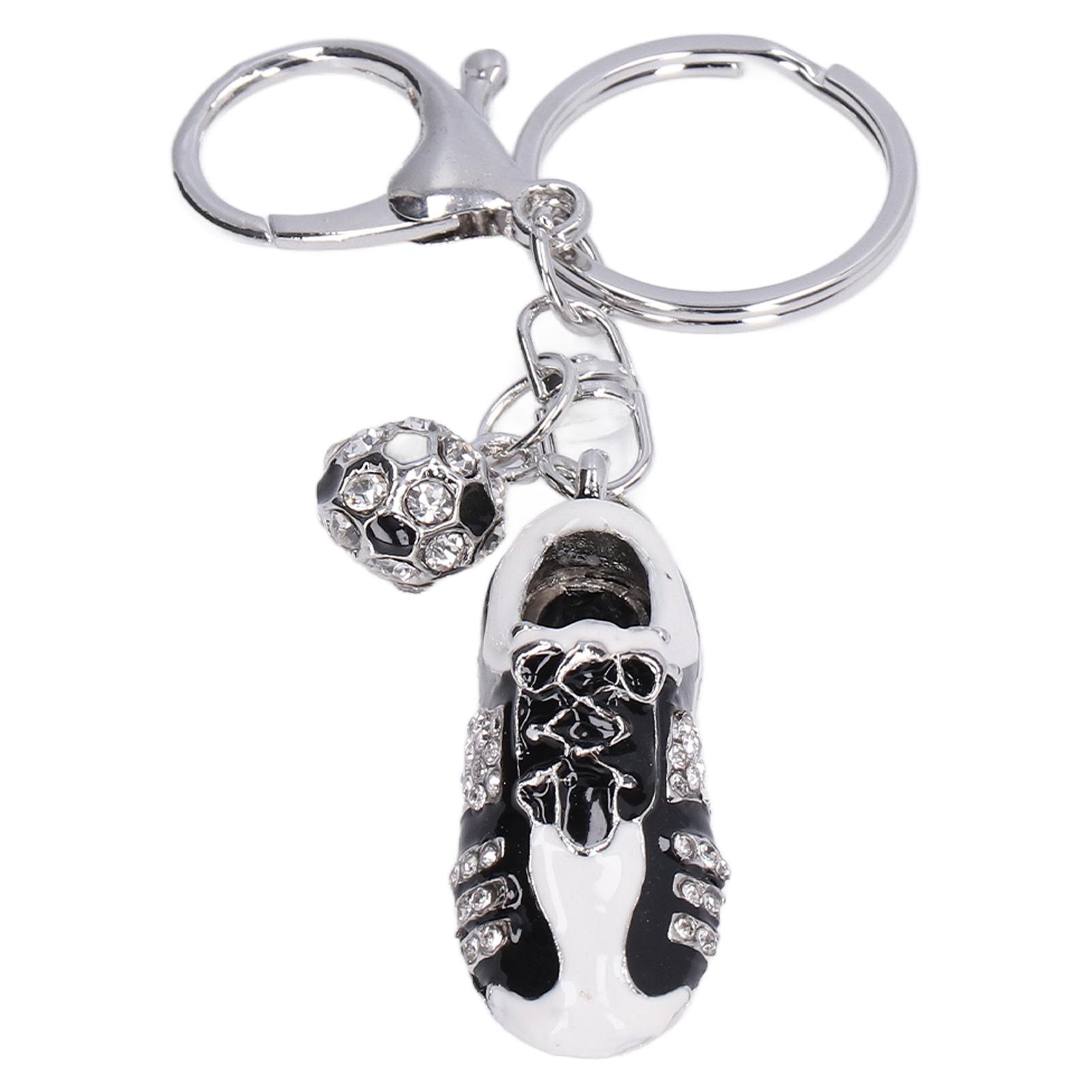 Rhinestone Keychain Cute Exquisite Snker Shape Bag Purse Decorative Pendant Ornament Accessories