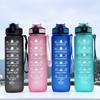 1000ml Straw Water Bottle, Fashion Couple Matching Cup Leakproof for Home Sports Camping, Ideal Gift