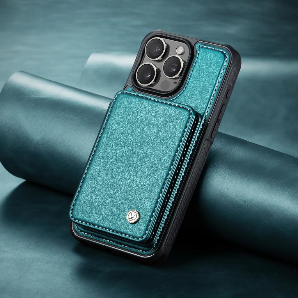 2 in 1 Magnetic Cards Solt Detachable Wallet Leather Case For iPhone 16 Pro Max 15 14 Plus 13 12 11 7 8 SE 2022 Bag Pocket Cover