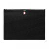 Tom Brown Mac020l 00198 001 Pebble Grain Three Line Tab Large Clutch Bag
