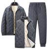 Unisex Winter Lambswool Three-Piece Set: Fleece-Lined Jacket & Pants