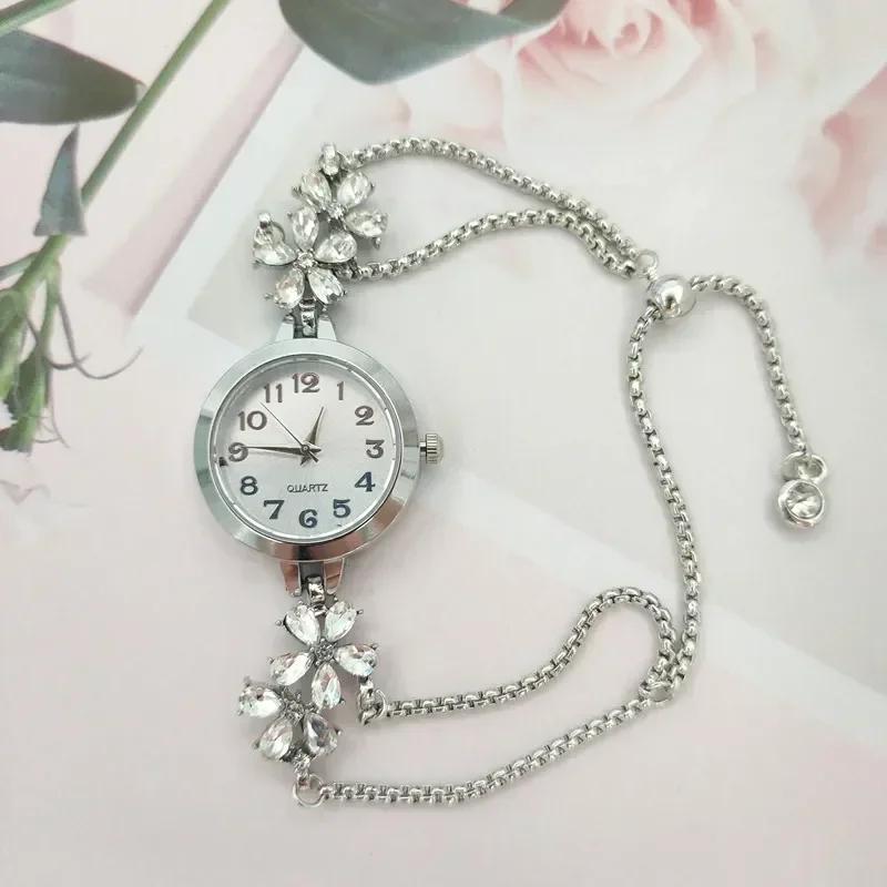 Woman Watches Brand Vintage Rhinestone Quartz Watches Bracelet Ladies Wristwatch Luxury Relógio Feminino Montre Femme reloj