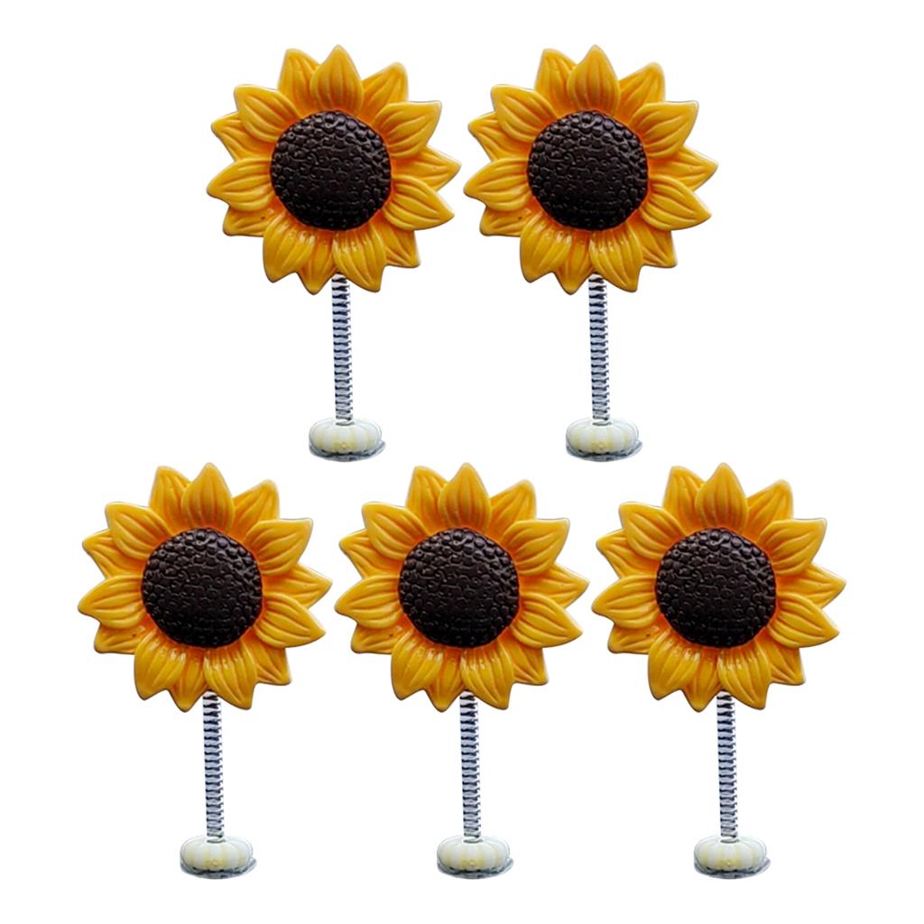 Sunflower Car Dashboard Decorations Cute Bobblehead Sunflower Car Dashboard Decor For Dashboard