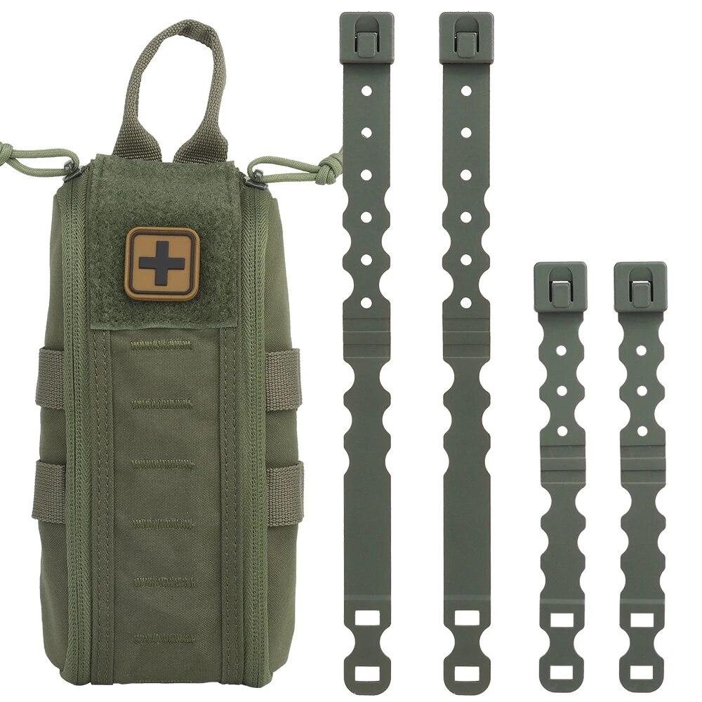 Erste-Hilfe-Set-Taschen, medizinische EMT, abreißbare Haken- und Schlaufen-Utility-EDC-Trauma-Tasche, Malice Clip-on-Taillenweste, Zubehör
