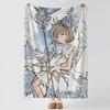 anime C-Cardcaptor Sakura-A Throw Thick Comfort Flannel Quilt, Multi-scene Use Indoor Outdoor Daily Nap