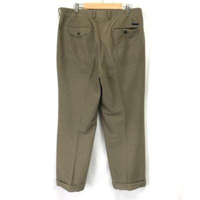 HONMA GOLF Golf Pants Slacks Men W88 Inseam 67 Brown Classic Trousers(USED)