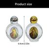 6Pcs Christian Ritual Glass Container Leak Resistant Holy Water Bottles for Baptisms Event Travel Church Supplies