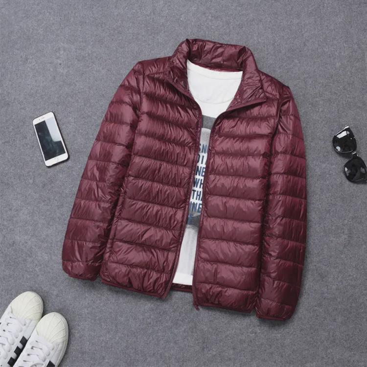 Men's Lightweight Hooded Cotton Jacket - Warm, Fashionable, Short, Casual, and Portable with Stand Collar for Autumn and Winter