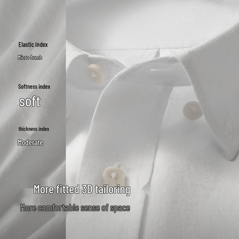 Hodo Men's 3A Antibacterial Tencel Linen Long Sleeve Shirt