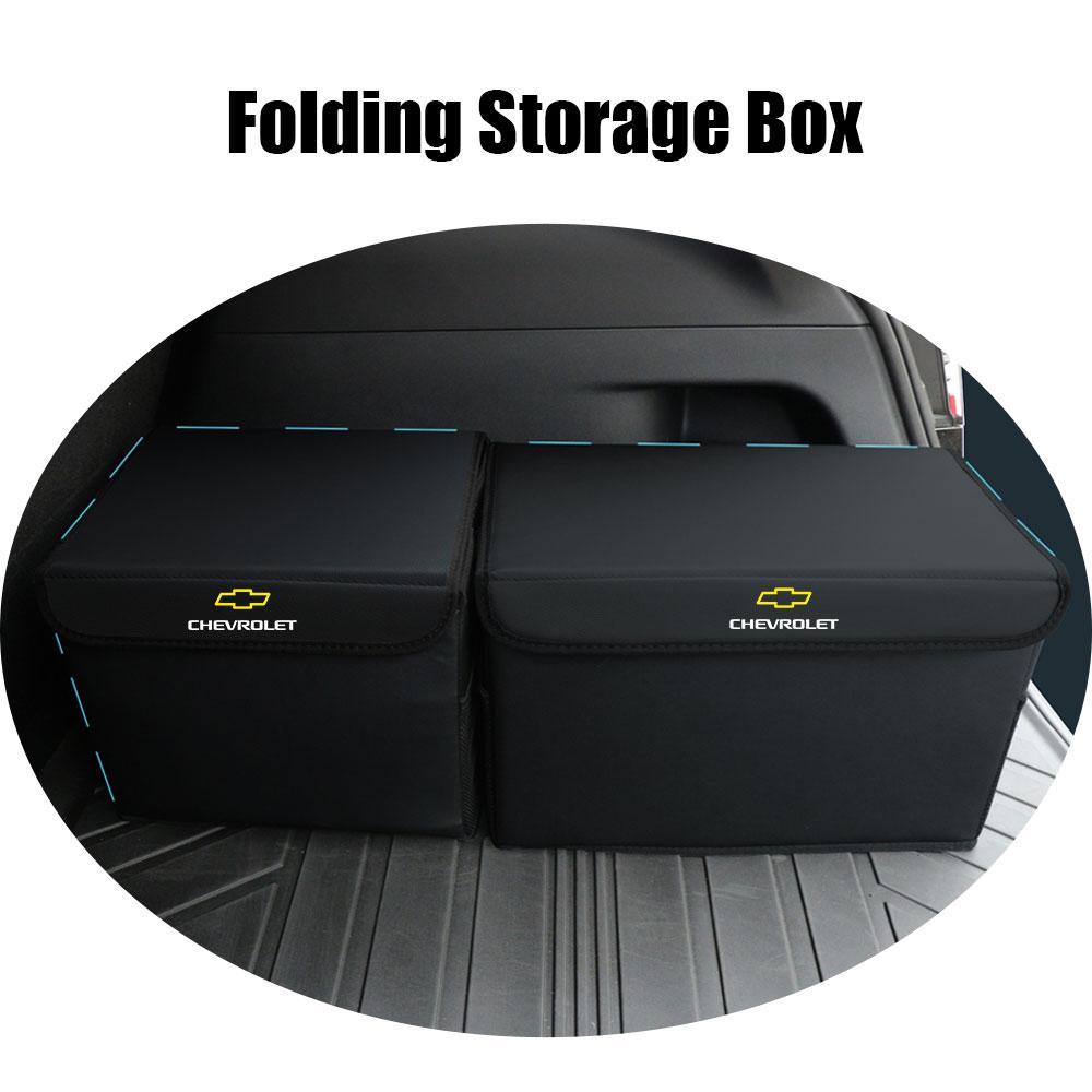 zpjm3 Car Trunk Organizer Storage Box Sundries Stowing Tidying Case For Chevrolet Cruze Spark Captiva Camaro Suburban Malibu Trax Lova