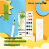 Feile Watercolor Sticky Notes & Bookmark Set: DIY Chinese Style Painting Kit for Kids