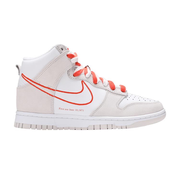 Nike Wmns Dunk High SE First Use Pack - White Orange 36