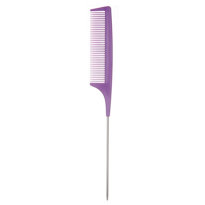 Parting Combs for Braiding Hair Hair Comb Metal Tail Comb with Stainless Steel Pintail for Sectioning Parting and Styling