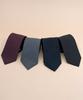 MANNERGRAM Estee Brown Soft Solid Tie (Manual/Automatic)