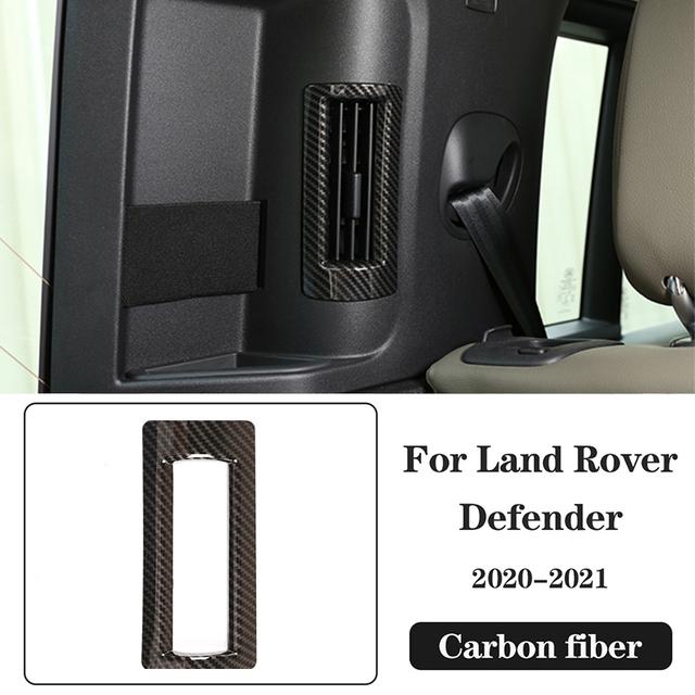 

For Land Rover Defender 110 2020-2025 ABS Carbon Fiber Interior Kit Dashboard Console Gear Shift Panel Decoration Cover Trim
