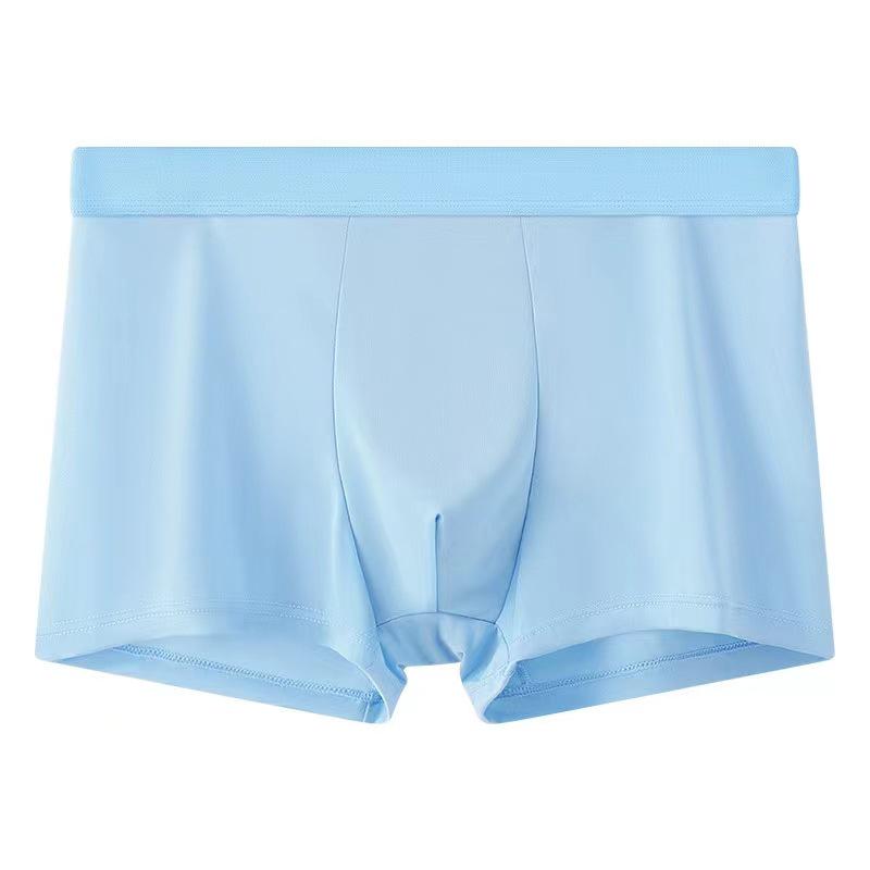 Ice Silk Men's Underwear: Cool, Breathable, Seamless, Antibacterial, Sweat-Absorbing, Plus Size, Individually Packaged