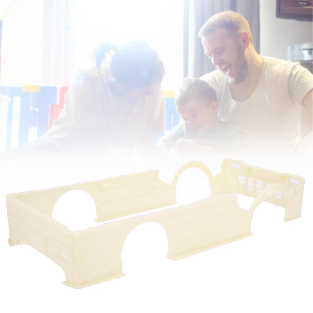 RC Kit Large Surrounding Cover LED Light Modification Kits for WPL D12 RC Truck Creamy White