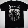 SALE Immortal Band T-shirt Retro Black Short Sleeve All Size Unisex T-Shirt