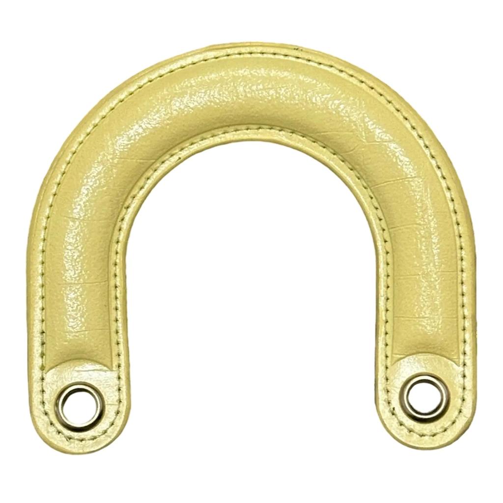 1PC PU Leather Curved Bag Handles Ergonomically Designed For Comfort and Styles For Handcrafted Bags And Everyday Use