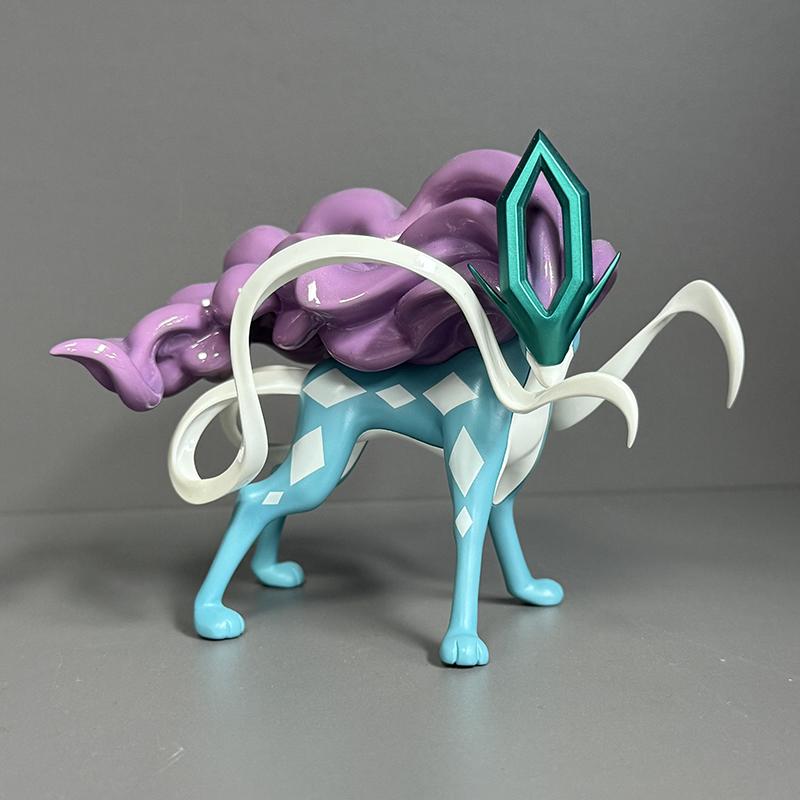 Bkm Pet Elf Ho-Oh Sineitai Three Sacred Raikou Suicune Entei Figure Cool Desktop Ornaments Anime Fan Gift