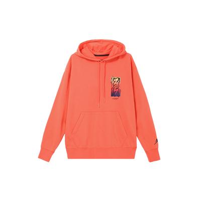 Dri-Fit Zion Hoodie Pullover Langarm Herren Activewear Top Orange Rot DH0599-635