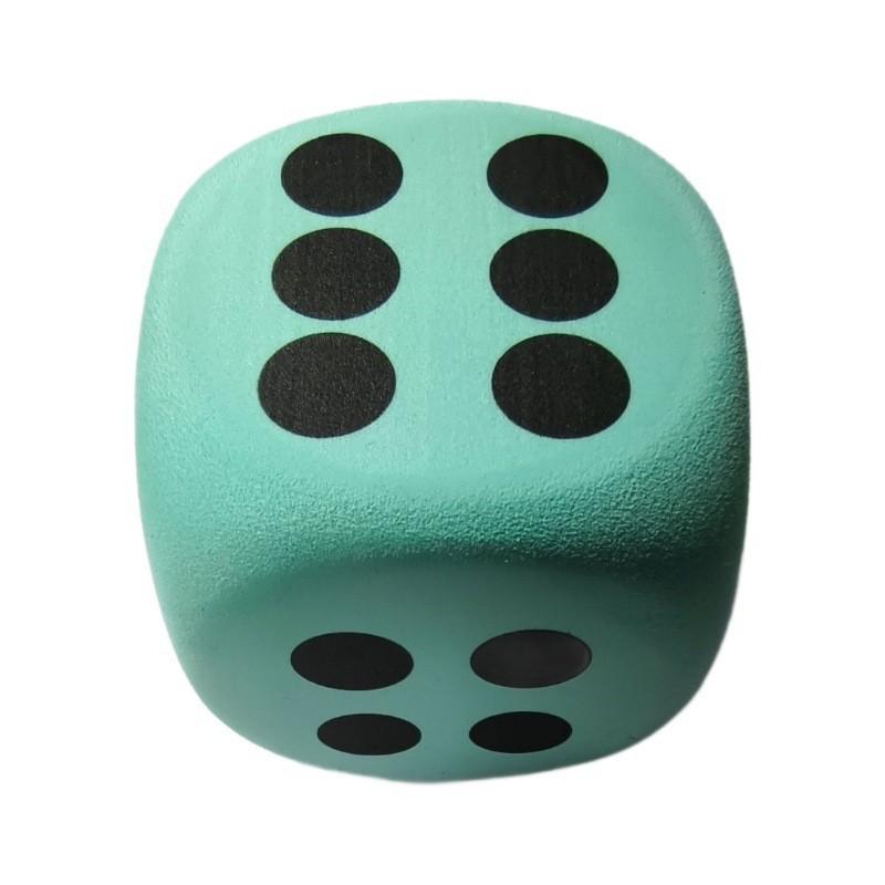 1/6 Pezzi Dadi in Schiuma a Punti Grandi 80mm Dadi a Sei Facce Giocattolo per Contare per Bambini Ausili Didattici per la Classe Gioco da Tavolo Insegnamento della Matematica in Classe