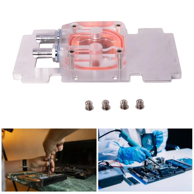 Professional Liquid Coolers Radiators For Data Center GPUs V100 P100 A100 32G SXM2 Full Coppers Construction