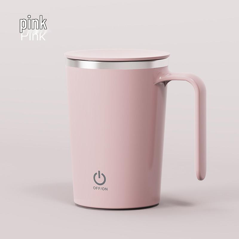 Przenożny kubek do mieszania kawy ze stali nierdzewnej 304, ładowany przez USB, do domu