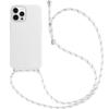 Protective Case for iPhone 12 Pro - eFConnection - White - Soft - Silicone - Plain