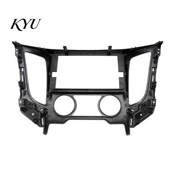Durable Car Radio Mounting Bracket 9 Inch Fascia Frame for TRITON 2015, Navigation Panel Vehicle Interior Modification Trim Manual/Auto AC,