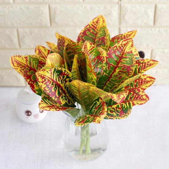 1Pc Plantas artificiais falsas perenes à prova d'água para casa, hotel, decoração imarcescível