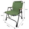 Padded Outdoor Folding Double Camping Chair for BBQ, Fishing, and Picnics