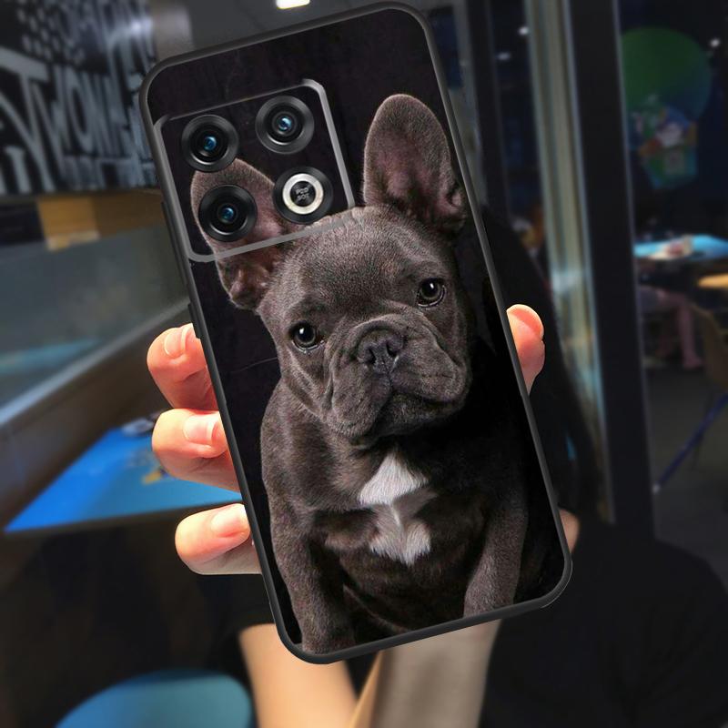 French Bulldog Funda For OnePlus 10T 8T 9RT 12 13 13R 11 9 10 Pro OnePlus Nord 4 CE 2 3 Lite N20 N30 Case