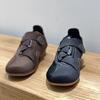 Vintage runde Zehenpartie gekreuzte Riemchen flache Ballerinas modisch lässig Sport Moralische Trainingsschuhe Damen