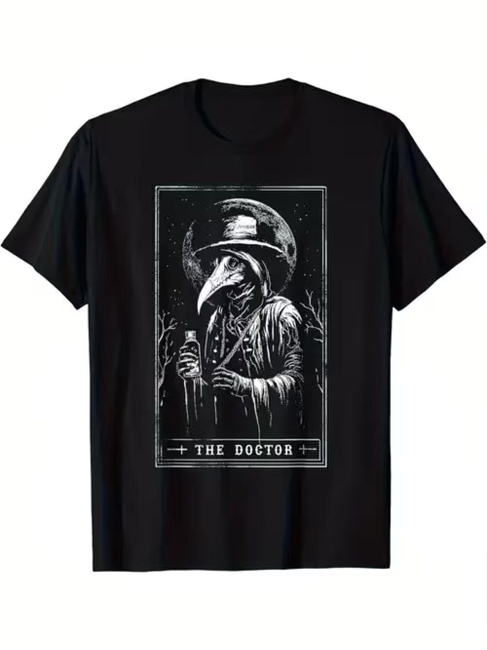 Men S Gothic Plague Doctor T-Shirt - Made from 100% XL