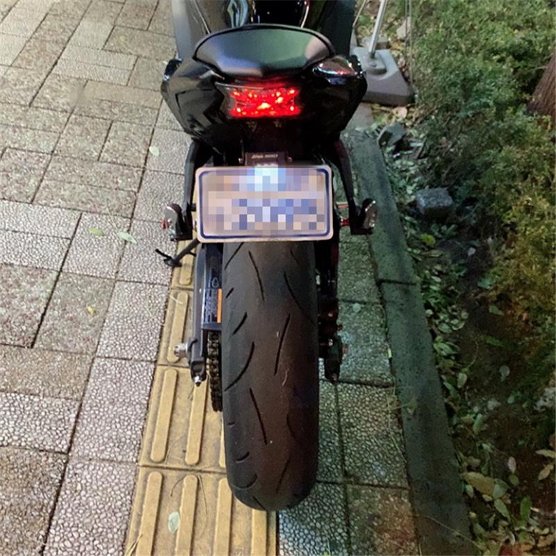 Z650 NINJA650 Nummernschild-Rahmenhalter für Kawasaki NINJA650 Z650 hinterer Kennzeichenhalter Ninja650